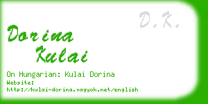 dorina kulai business card
